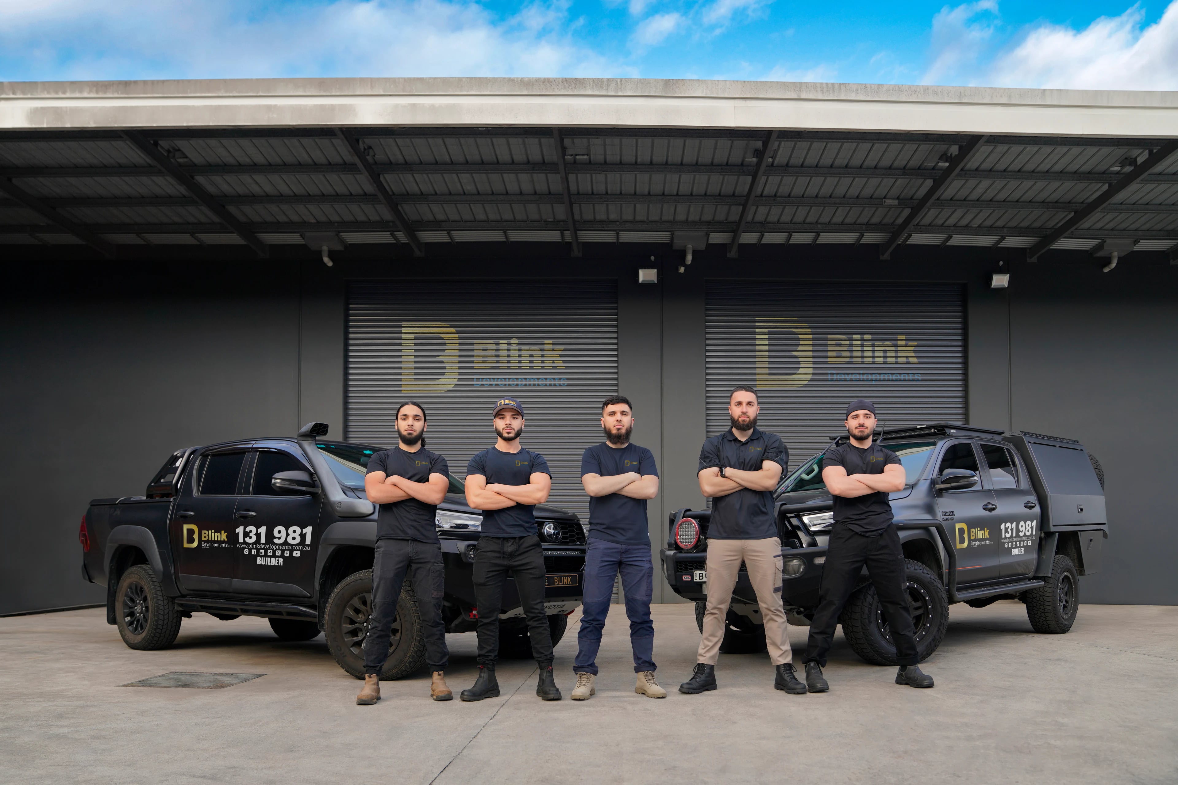 The Bathroom Renovation St Marys team with their work vehicles